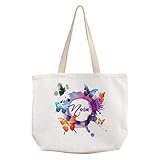 LolaPix Bolso Mariposas Personalizado con Nombre/Texto. Bolsos Originales. Varios...