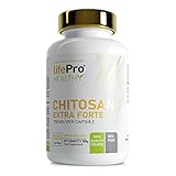 Life Pro Chitosan 120 caps | Potente Complemento Bloqueador de grasas | Fórmula basada en...
