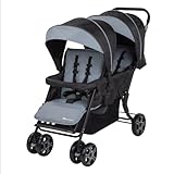 Bebeconfort Teamy Silla de paseo gemelar, cochecito doble tándem ligero y compacto, pesa...