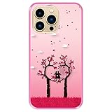 Funda para Apple iPhone 13 Pro, Amor, Dibujo 6, Carcasa Silicona Rosa Flexible TPU