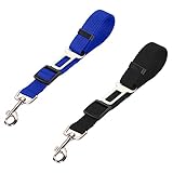 GGISUI Cinturon Seguridad Perro Coche, 2 Unidades Cinturon Perro Coche Ajustable, Arnés...