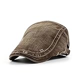 Boinas Sombreros Ajustable Simple Bordado Letras Pico Gorra Boina Sombrero Ajustable...