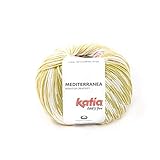 Katia Mediterranea Color 307 - Hilo de algodón (100 g, lana de verano con degradado de...