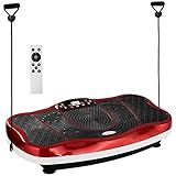 HOMCOM Plataforma Vibratoria Placa de Vibración con Pantalla LED Velocidad Ajustable USB...