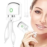 Rizador de Pestañas Eléctrico,Recargable USB Rizador de Pestañas,Portátil Rizador de...