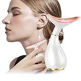 Ms.W Masajeador de cara y cuello antienvejecimiento, dispositivo de cuello sin arrugas por...