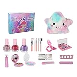 Kit de maquillaje para niñas y niñas, kit de maquillaje lavable para niños, juego de...