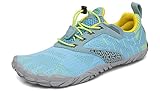 SAGUARO Mujer Barefoot Zapatillas de Trail Running Zapatos Minimalista de Deporte Cómodas...