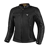 SHIMA WINCHESTER 2.0 Chaqueta Moto Mujere | Cazadora moto hombre de cuero clásico con CE...