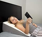 Kӧlbs - Almohada de cuña con parte superior de espuma viscoelástica y elegante funda de...