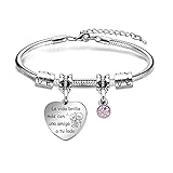 Angelra Amigas Pulseras Pulsera para Mujer Regalo de Amistad'Las Amigas son Las Hermanas...