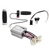 Rosvola Kit de Conversión de Bicicleta Eléctrica, Controlador Cepillado de Bicicleta...