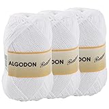 Hilo de Algodón Ovillo de Algodón 100% Perfecto para Tejer o para Ganchillo - Color...