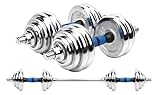Juego de Mancuernas, Juego de Mancuernas Ajustables, Juego de Entrenamiento de...