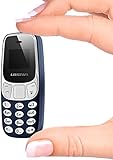 MiRUSI El Mini teléfono Celular más pequeño admite Tarjeta SIM Dual gsm Teléfono...