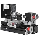 Mini Torno CNC de 12VDC, 60W, 12000RPM, Herramienta para Bricolaje, Torno de Madera para...