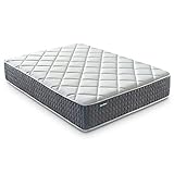 beloBed - Colchón 150x190 cm, Altura 24 cm, con Espuma Viscoelástica, Alto Confort,...