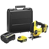 STANLEY FATMAX SFMCS600M2K-QW - SIERRA DE CALAR V20 LI-ION 18V CON 2 BATERÍAS 4Ah,...