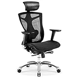 SIHOO Silla de Oficina ergonómica con reposabrazos 4D, Profundidad de Asiento Ajustable,...