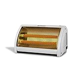 Orbegozo BP 3200 - Estufa cerámica, 2 niveles de potencia, doble botón de...