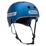 Pro-Tec Helmet Old School Cert Casco Skateboard, Adultos Unisex, Azul(Matte Metallic...90