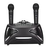 Máquina de Karaoke para Adultos Y Niños, Máquina de Karaoke Portátil con 2 Micrófonos...