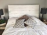 Cabecero Artesanal con patas y repisa echo con madera de palet & pallet & Respaldo &...