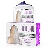 Mascarilla de Pelo Morado-Matizador para Cabello Rubio y Gris - para Tintes Color Platino,...