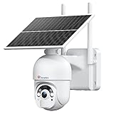 Ctronics 3G/4G LTE Cámara de Vigilancia Solar Exterior Sin WiFi, PTZ Camara Vigilancia...