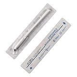 10 Uds blanco Pluma Microblading Desechable 18U/12/14/17 con para Maquillaje Permanente...