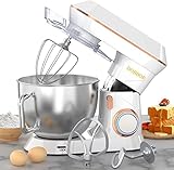DOBBOR Batidora Amasadora 1500W, 9.5L Profesional Movimiento Orbital Robot de Cocina...