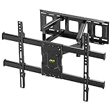 Alphamount Soporte TV Pared Articulado Inclinable y Giratorio, Soporte de TV para...