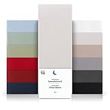 Blumtal Basics Set de 2 Sábana Bajera Ajustable de Microfibra Cepillada - Sábana Bajera...