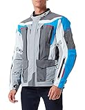 Furygan Voyager 3c Chaqueta de Moto, Azul Antracita, XXXXL para Hombre