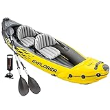 Intex 68307 - Kayak hinchable Explorer K2 con 2 remos - 312 x 91 x 51 cm