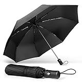 Paraguas, TechRise clÃ¡sico a prueba de viento plegable automÃ¡tico compacto paraguas de...