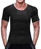 Fajas Reductores Adelgazantes Hombre Camiseta Compresión de Pecho Abdomen Chaleco...