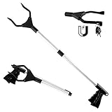 Pinza Larga, Pinzas Extensibles, Pinzas Basura, 32in Herramienta de Captura Plegable,...