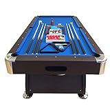 Mesa de billard 8 pies azul Snooker completa de accesorios - Viper Blue