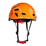 Mify Casco de seguridad ajustable de alta resistencia con mentonera para montañismo,...