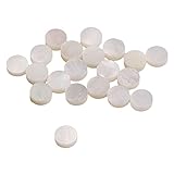 Mere blanco perla cáscara Fabricante de embutidos 6mm (paquete de 20)