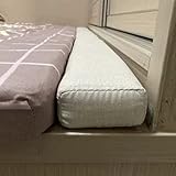 Almohada Rectangular Relleno de Espacios de Cama Beige para Cabecera, Almohada de Cuña de...