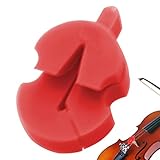 QARIDO Silenciador de práctica de violín, accesorios musicales de goma, juego de...