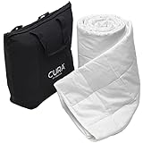 CURA Pearl Classic Weighted Blanket 135x220 3kg - Manta antiestres - Manta Pesada para un...