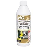 HG Descalcificador cafeteras espresso y monodosis, Inodoro y Biodegradable, 500 ml