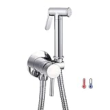 Kibath 1151414 - Grifo para el WC con ducha de mano, higiene íntima para sustitución del...