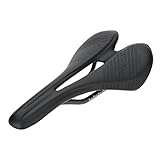 Docooler Sillín de Fibra de Carbono, Cojín de MTB Bicicleta de Montaña, Sillín...