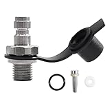 gudan Conector de inflado CO2 Conector de inflado macho 1/8NPT Piezas de botella de soda...