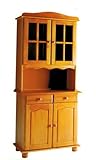 La Factoría Muebles - Alacena 2 puertas en pino macizo, talla 88 x 197 x 42cm