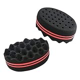 DMZK 2 Piezas Esponja para rizar el Pelo, Cepillo de Esponja para Cabello Rizado Estilo...